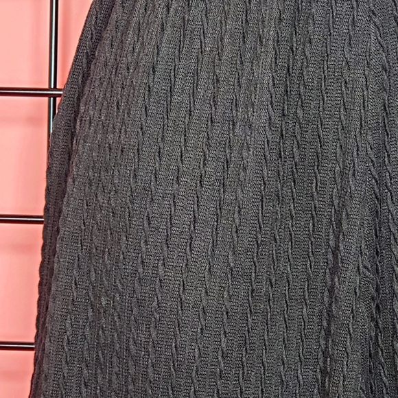 Rib Knit Shorts, Black - Picture 4 of 8